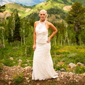 Ivory wedding dress size 4